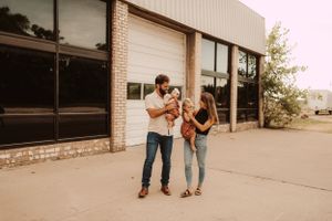 downtown family photography session