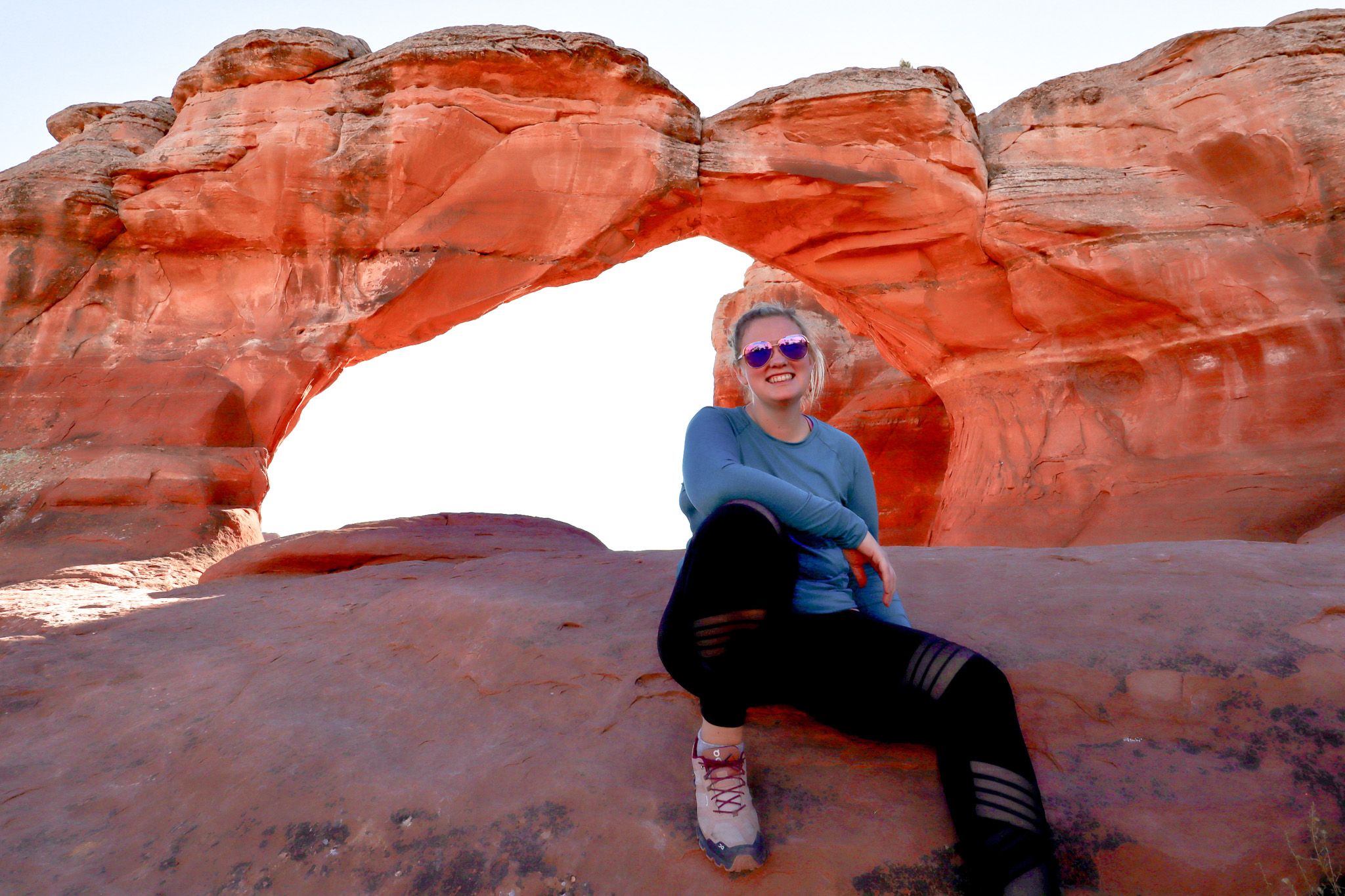 Moab elopement arches national park bride