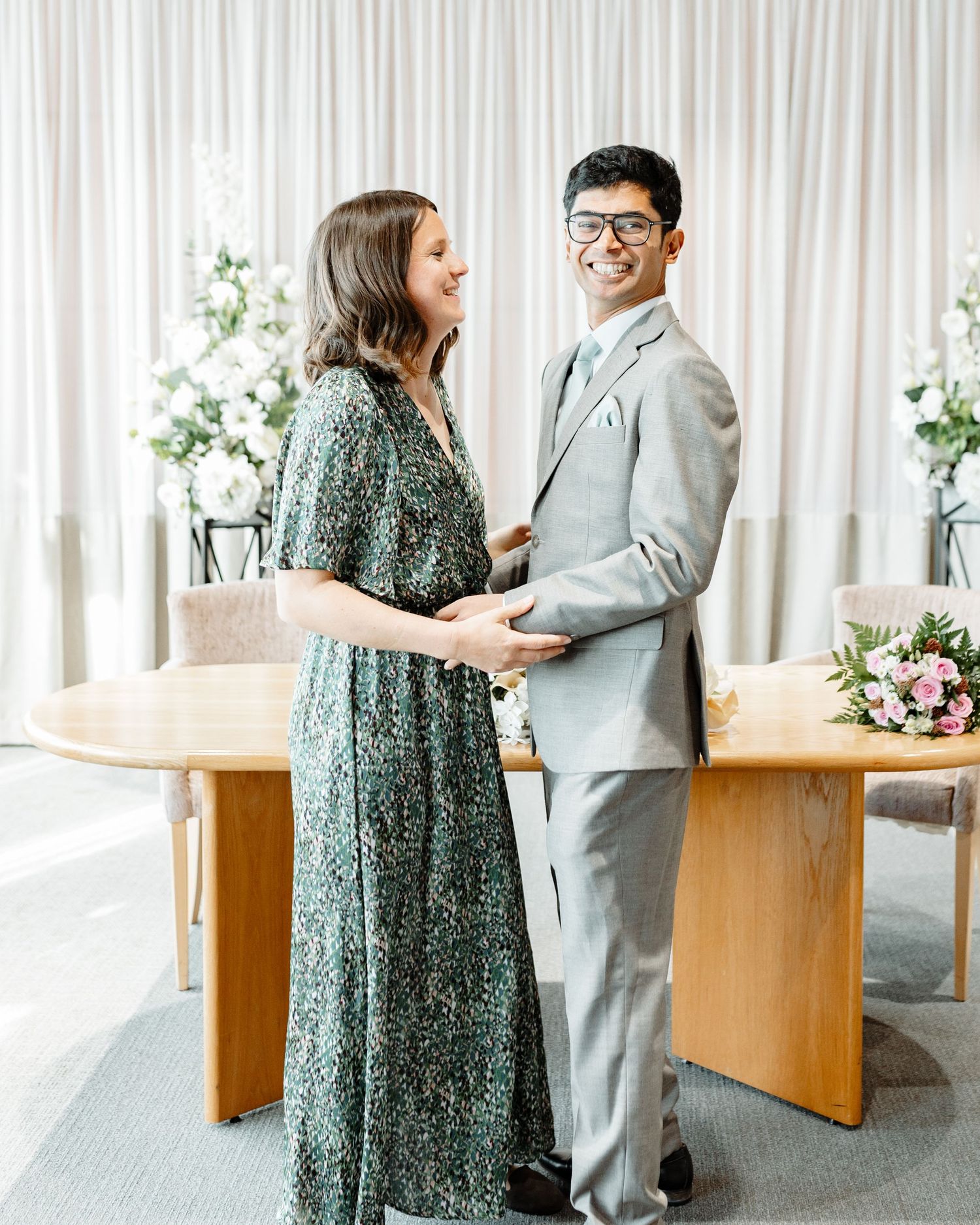 civic centre wedding in Newcastle upon tyne photography by Ella DM Photographer