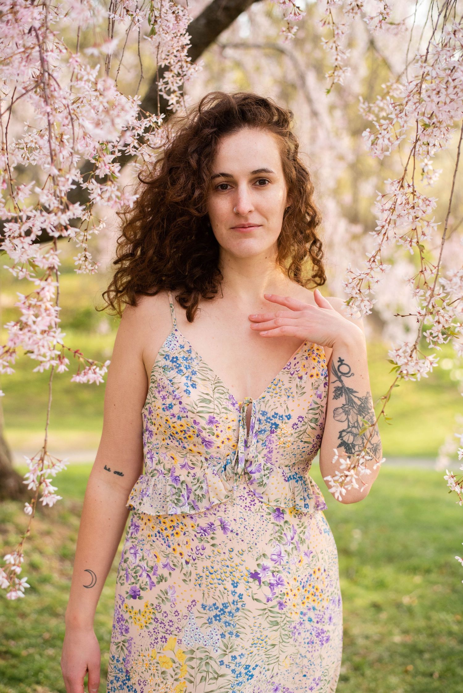 Springtime goddess session Dear Blossom Studios