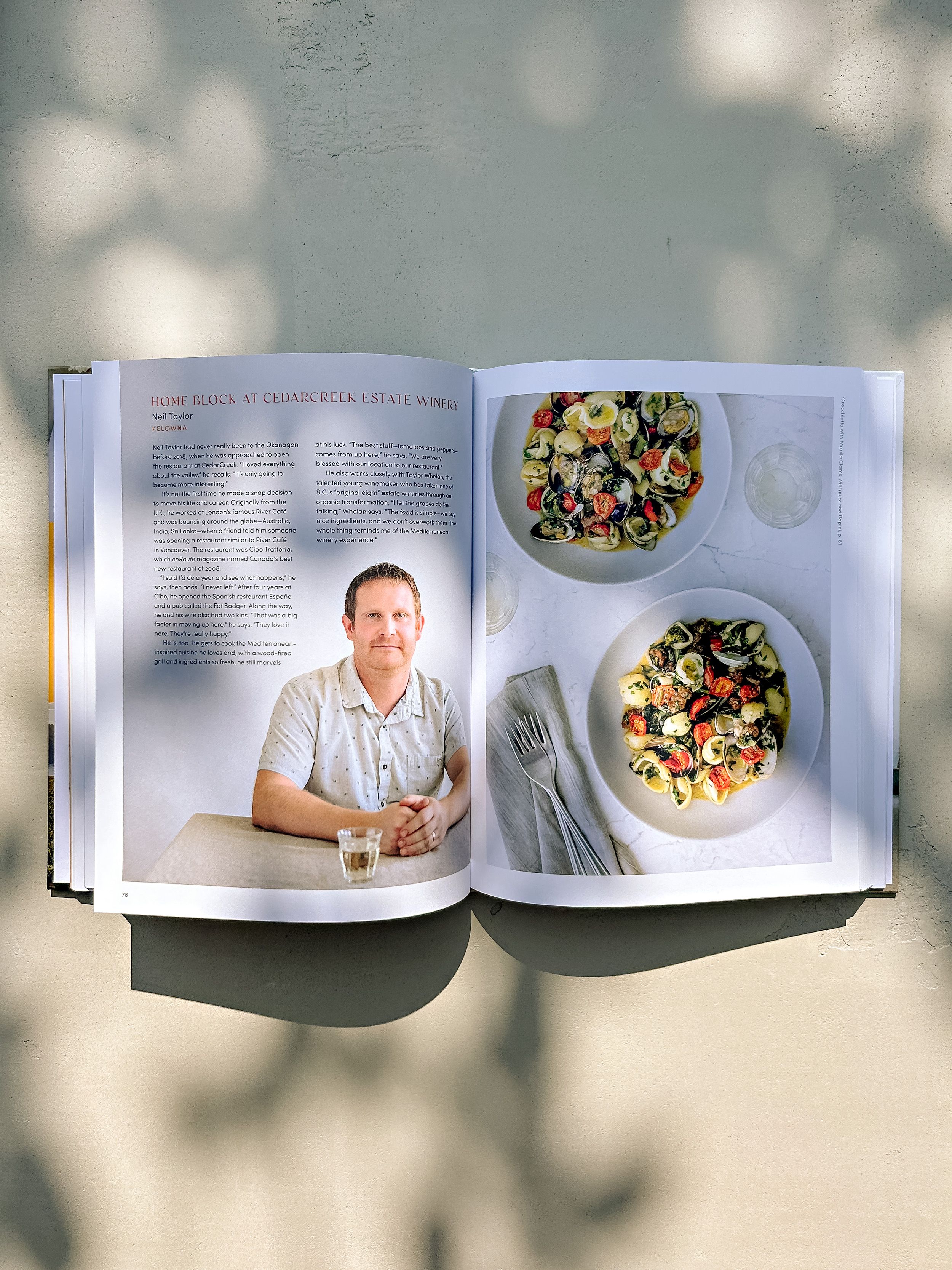 okanagan eats cookbook cedarcreek winery home block