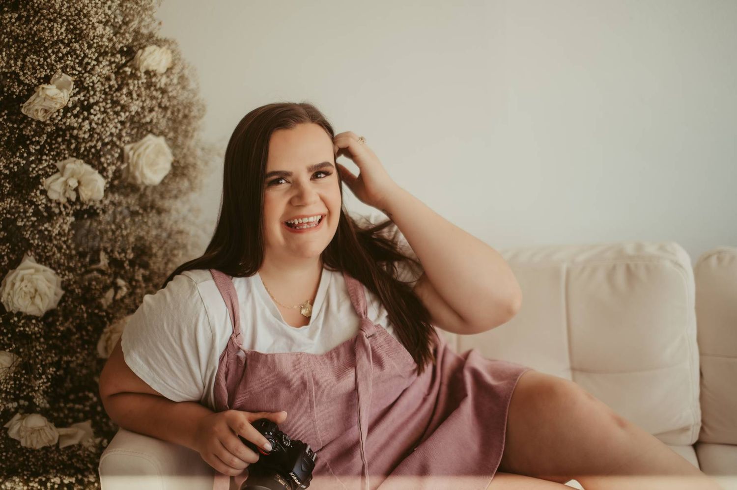 Candid lifestyle photography session in cozy home setting.
