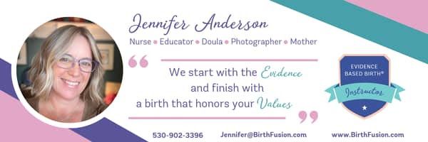 Backup Doula, Evidence Based Birth Instructor ,Jennifer Anderson