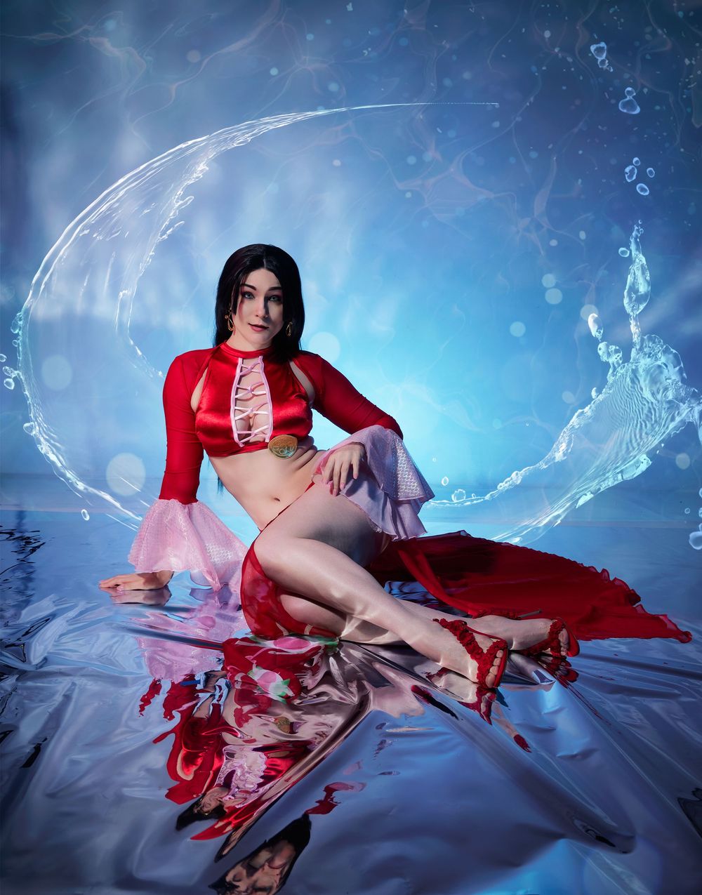 Dallas cinematic photographer, Dallas cosplay photographer, Dallas photographer, composite photography, Boa Hancock, One Piece