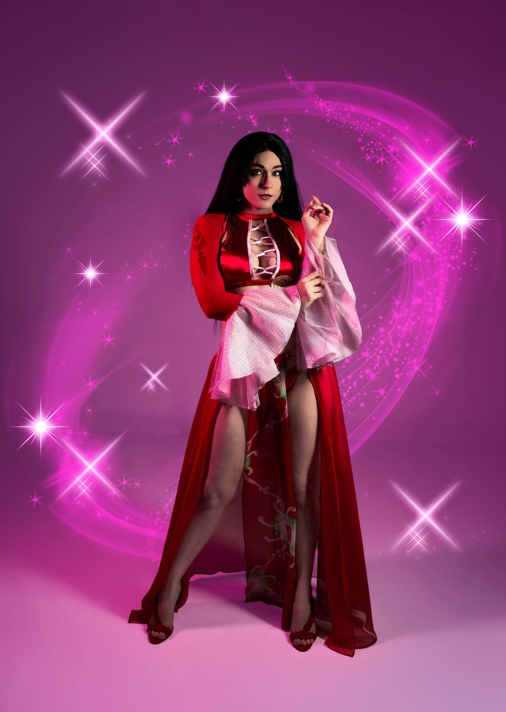 Dallas cinematic photographer, Dallas cosplay photographer, Dallas photographer, composite photography, Boa Hancock, One Piece