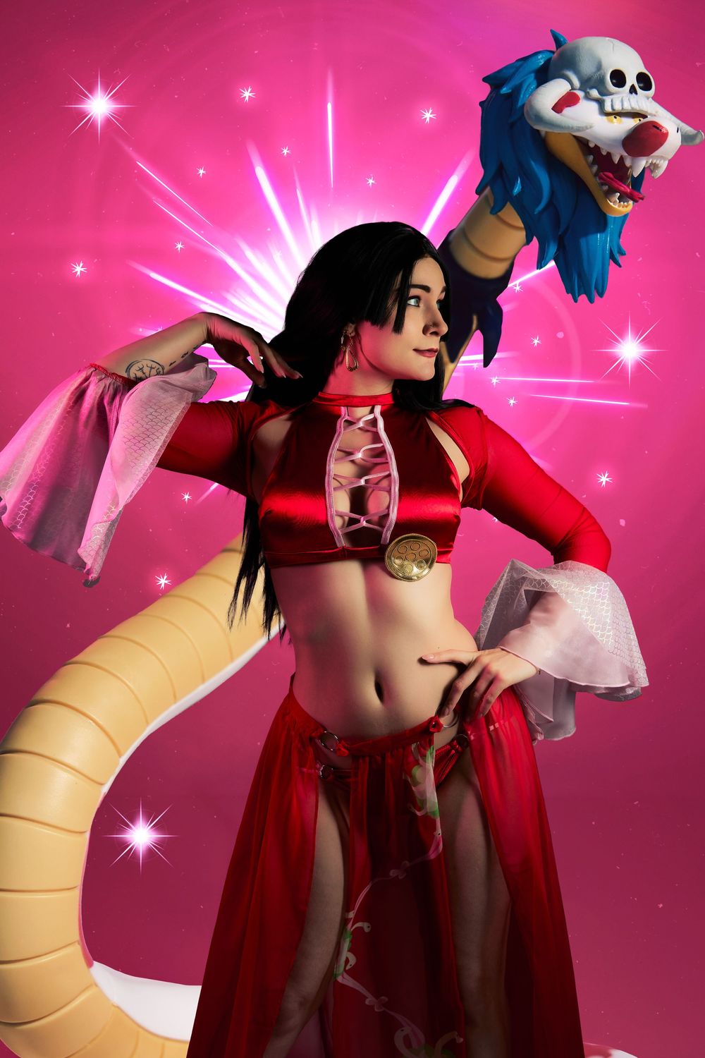 Dallas cinematic photographer, Dallas cosplay photographer, Dallas photographer, composite photography, Boa Hancock, One Piece