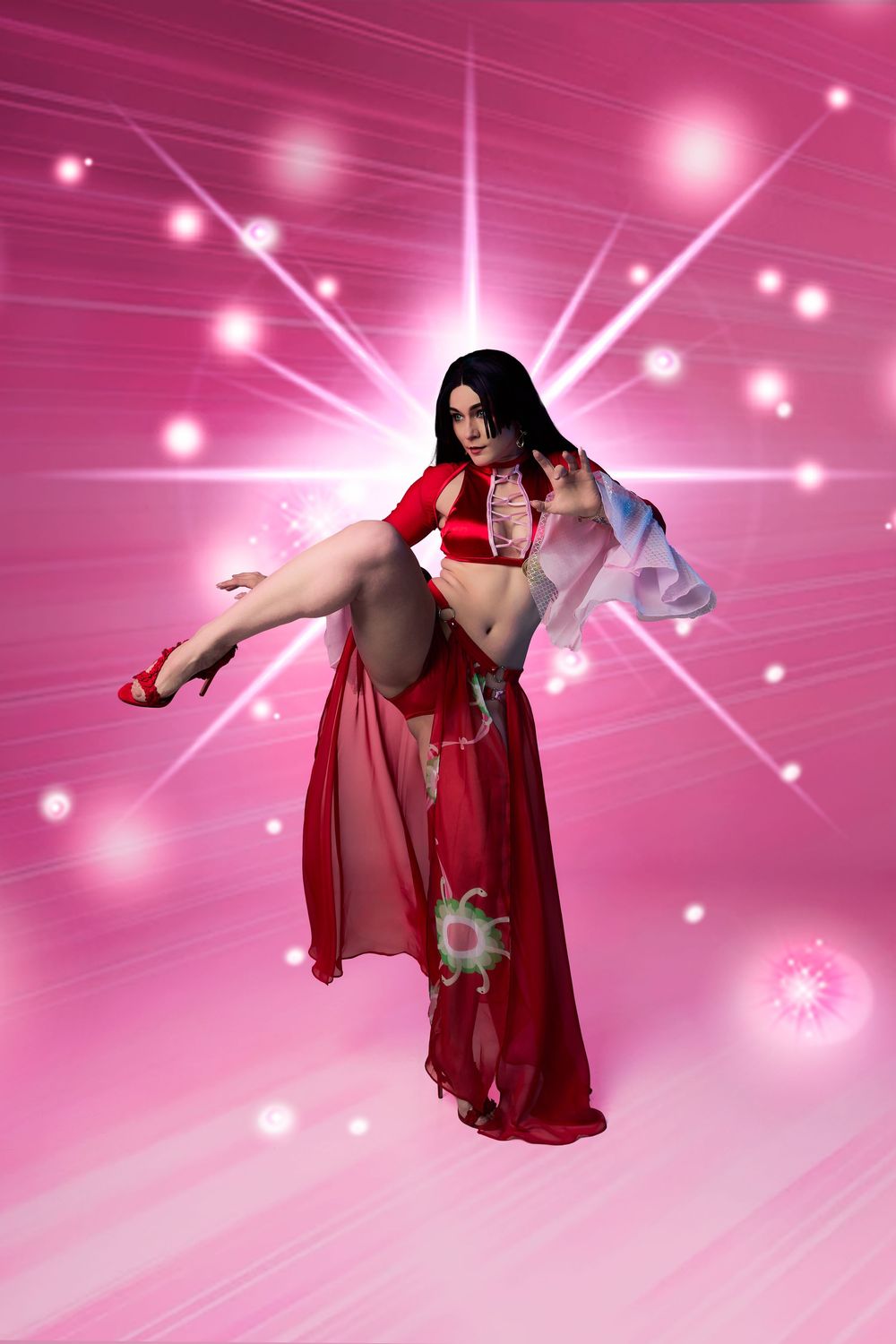 Dallas cinematic photographer, Dallas cosplay photographer, Dallas photographer, composite photography, Boa Hancock, One Piece