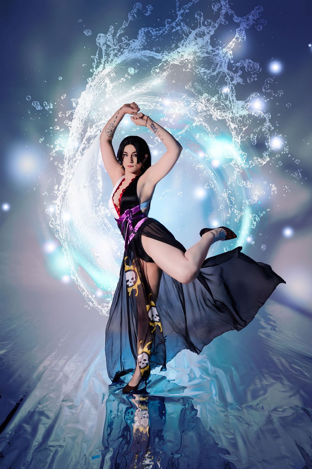 Dallas cinematic photographer, Dallas cosplay photographer, Dallas photographer, composite photography, Boa Hancock, One Piece