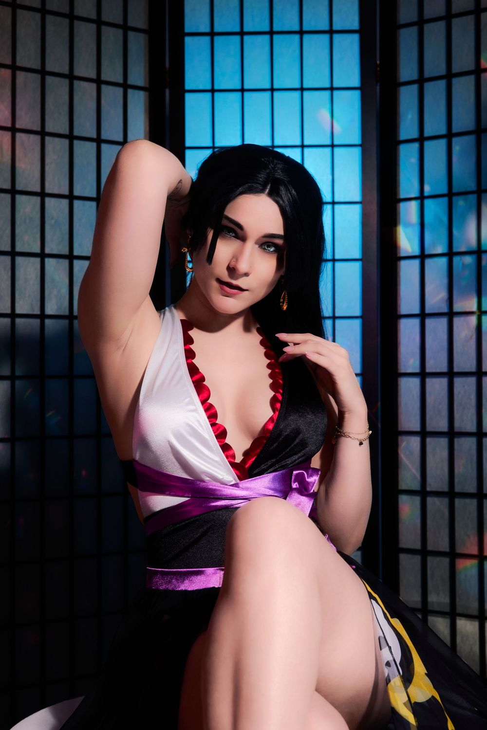 Dallas cinematic photographer, Dallas cosplay photographer, Dallas photographer, composite photography, Boa Hancock, One Piece
