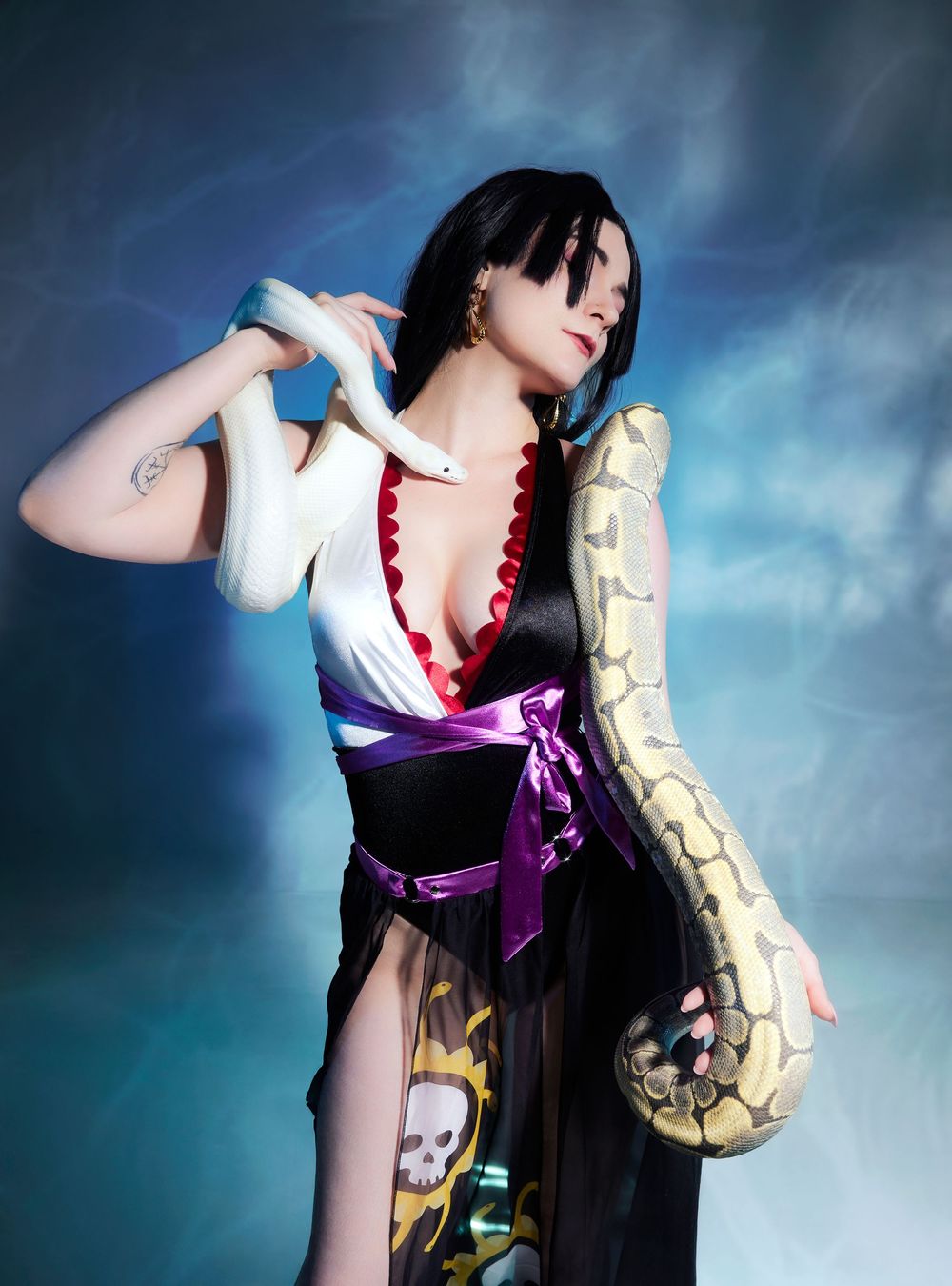 Dallas cinematic photographer, Dallas cosplay photographer, Dallas photographer, composite photography, Boa Hancock, One Piece
