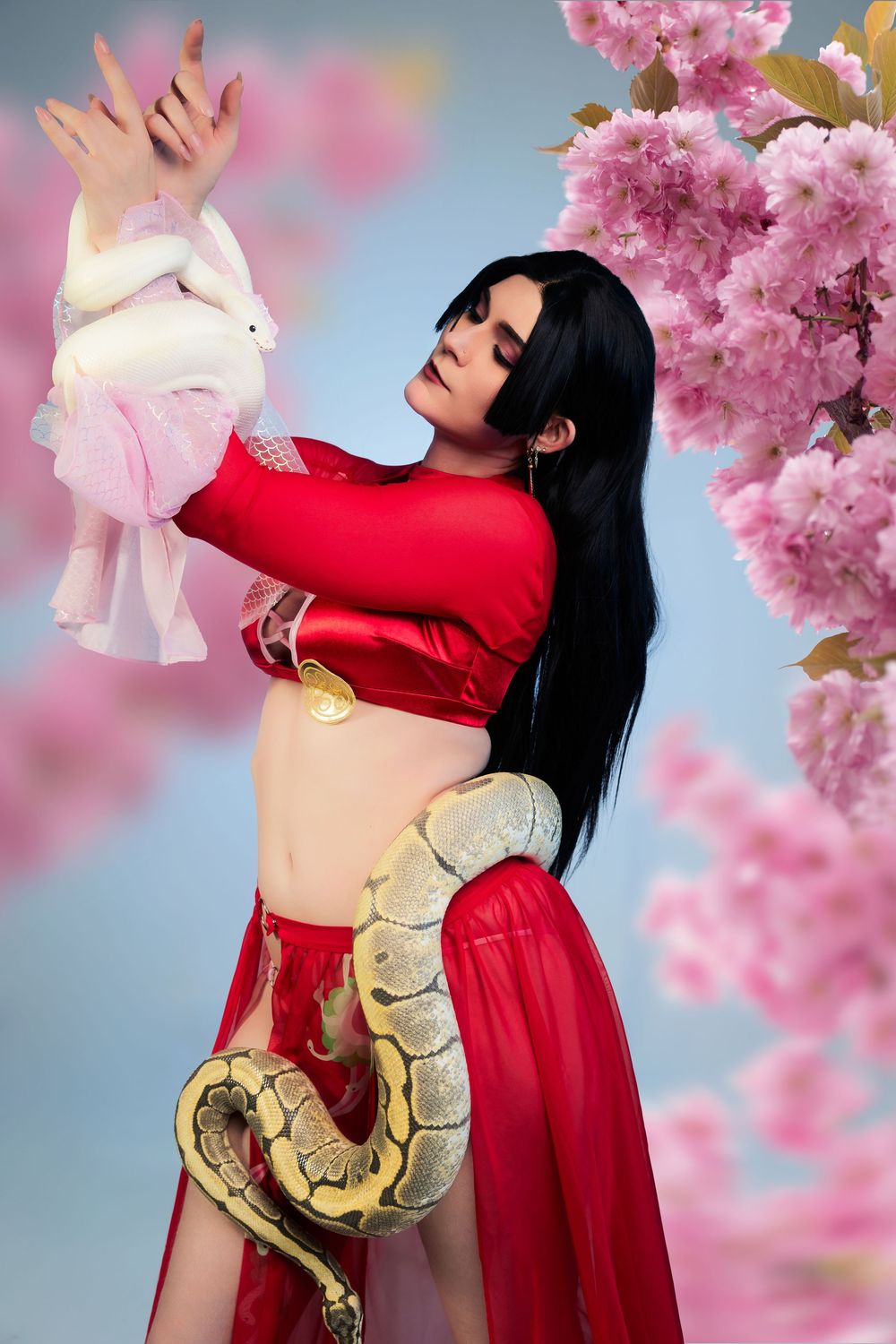 Dallas cinematic photographer, Dallas cosplay photographer, Dallas photographer, composite photography, Boa Hancock, One Piece