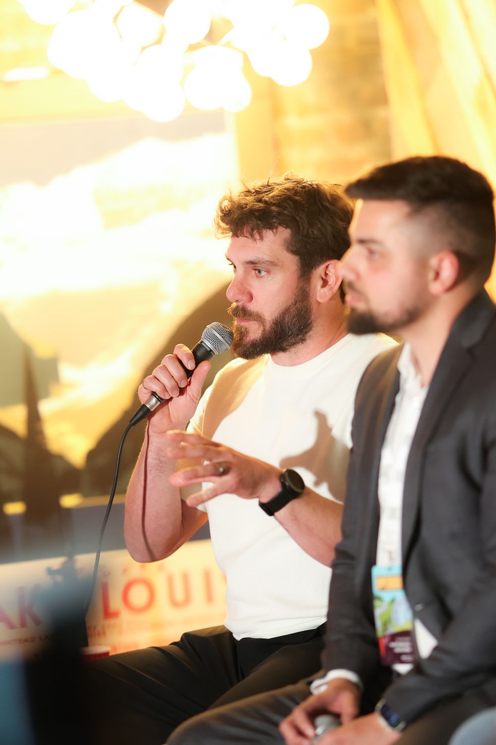 photographer capturing people at corporate event