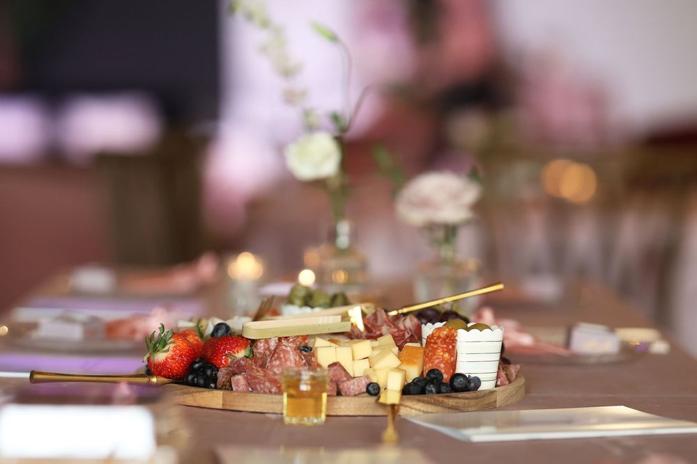 a beautiful table setting at an event