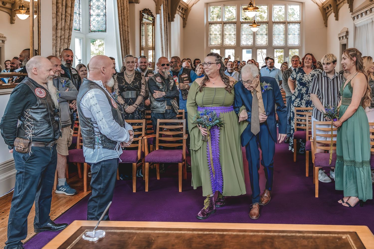 Registry office wedding ceremony Newark