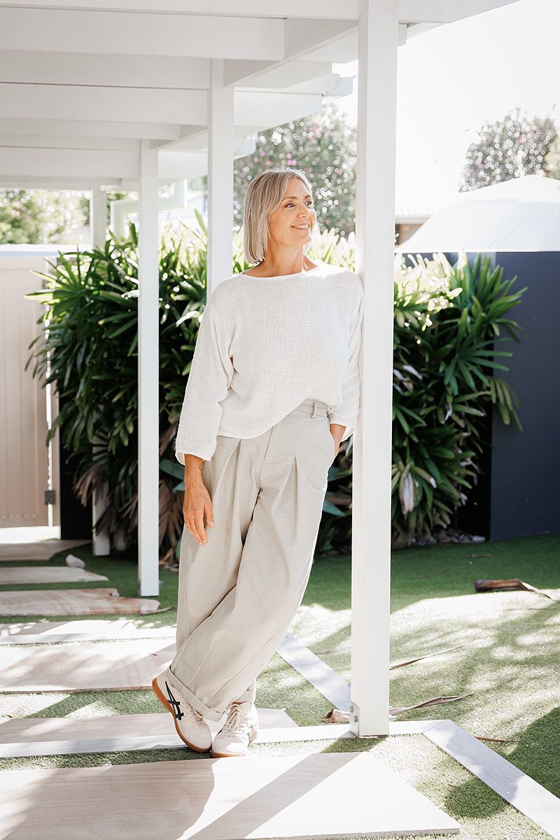 Adelaide business photographer — female entrepreneur lifestyle portrait at walkway