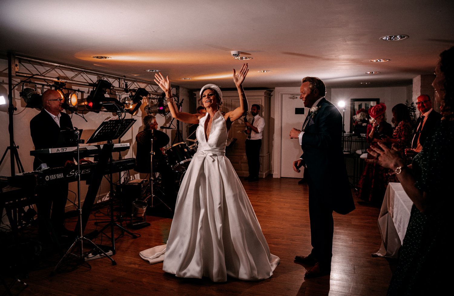 candid romantic atmospheric wedding photography by Rose and Rainbow Photography