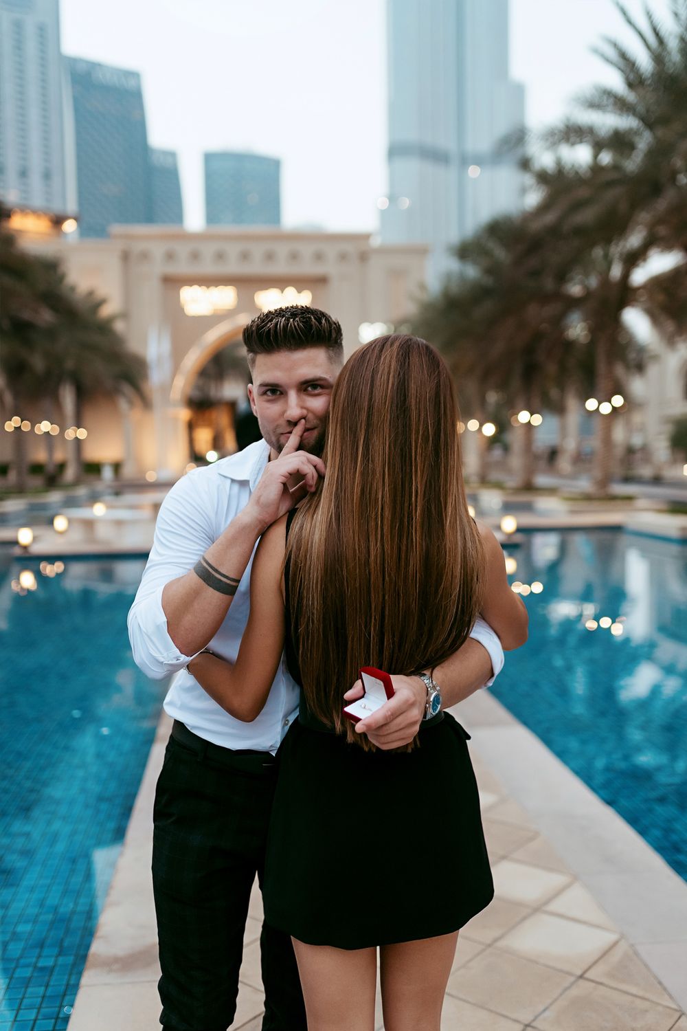 engagement burj khalifa photos idea