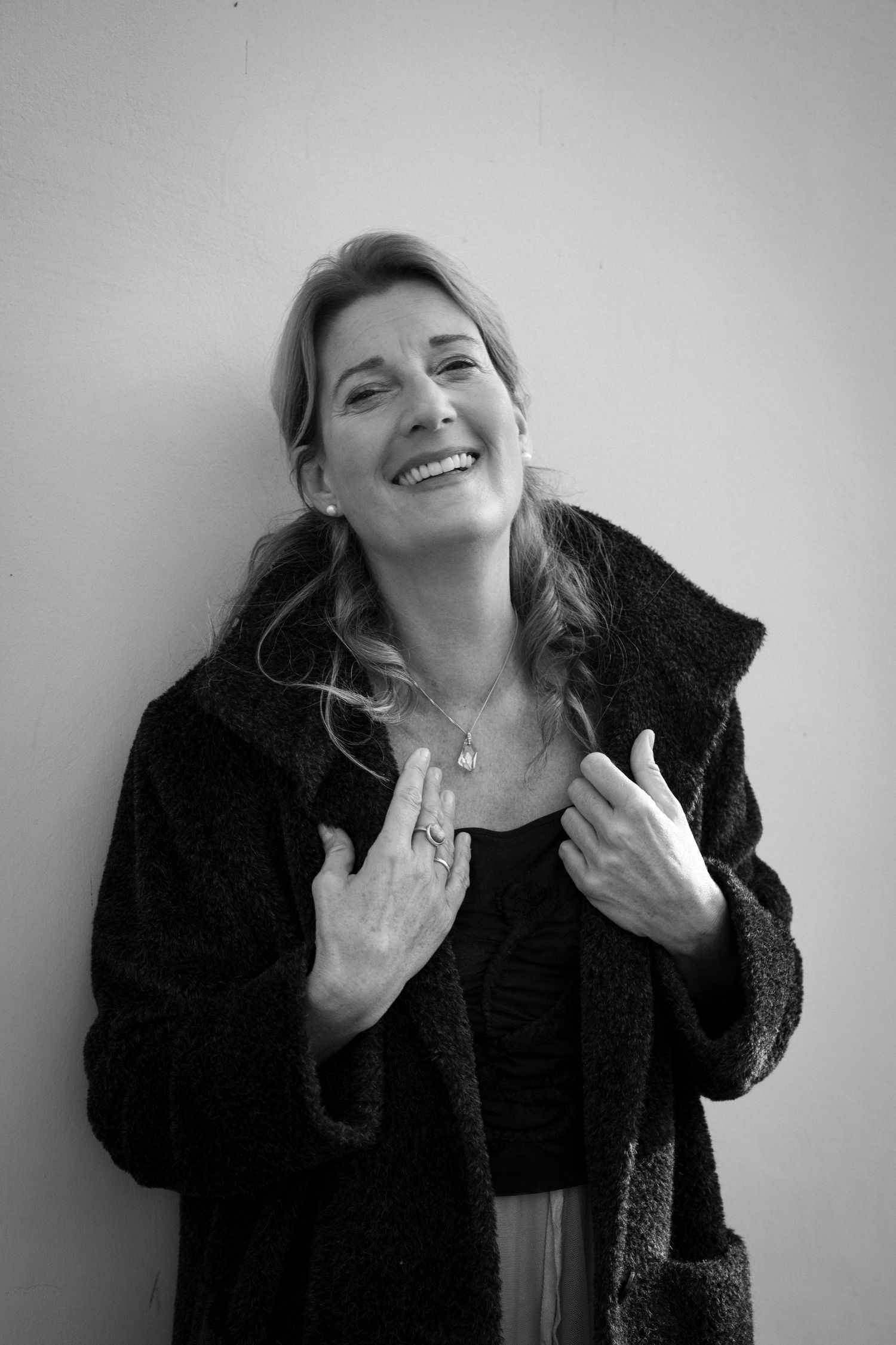 klassisches Schwarz/ weiß Portrait einer Frau