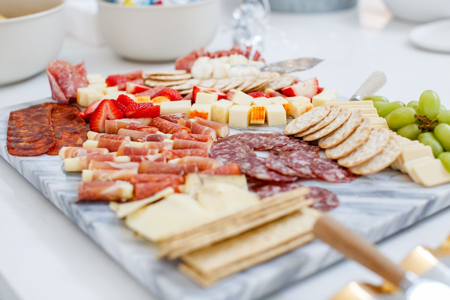 Charcuterie at a birthday party in Dorado, Puerto Rico.