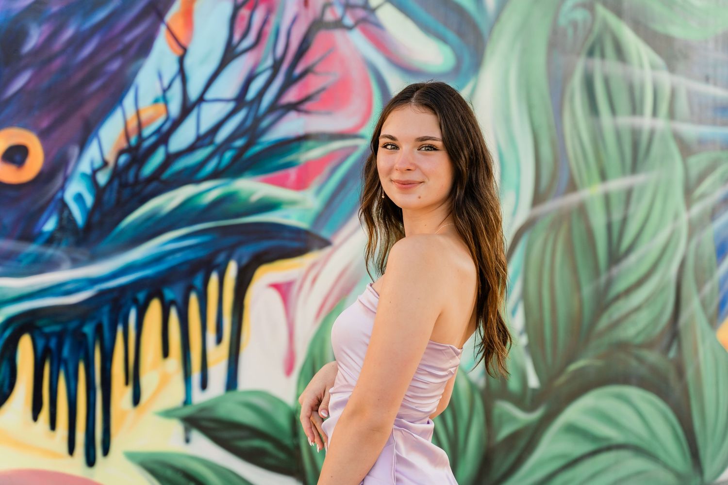 Senior photography session in downtown Toledo