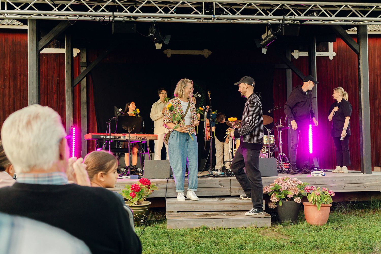 Petra Wahlgren på Fröslunda Hage. Fotograf Rebecca Nordin.
