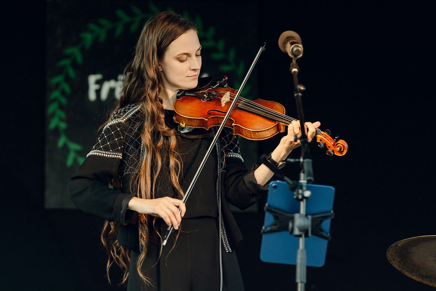 Petra Wahlgren på Fröslunda Hage. Fotograf Rebecca Nordin.
