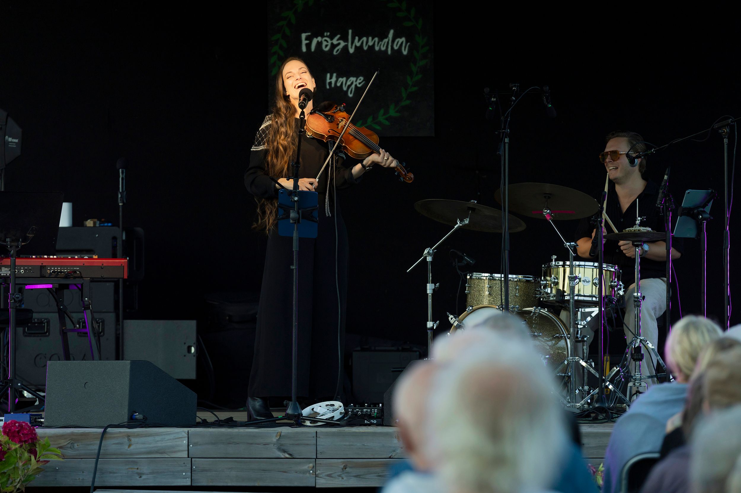 Petra Wahlgren på Fröslunda Hage. Fotograf Rebecca Nordin.