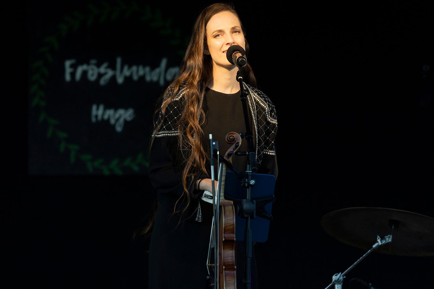 Petra Wahlgren på Fröslunda Hage. Fotograf Rebecca Nordin.