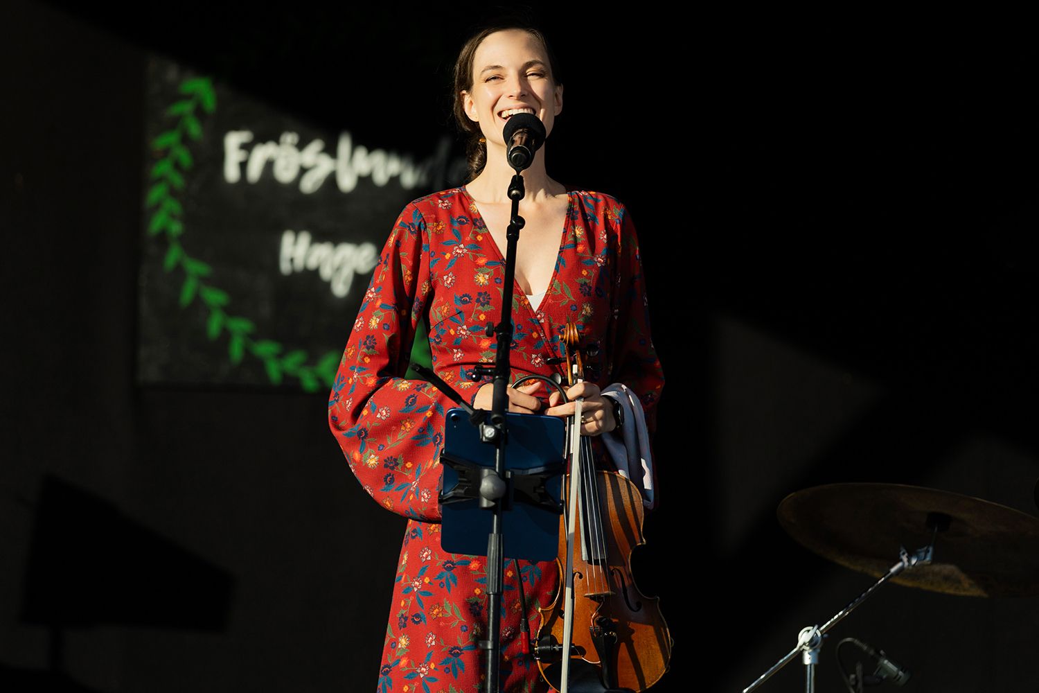 Petra Wahlgren på Fröslunda Hage. Fotograf Rebecca Nordin.
