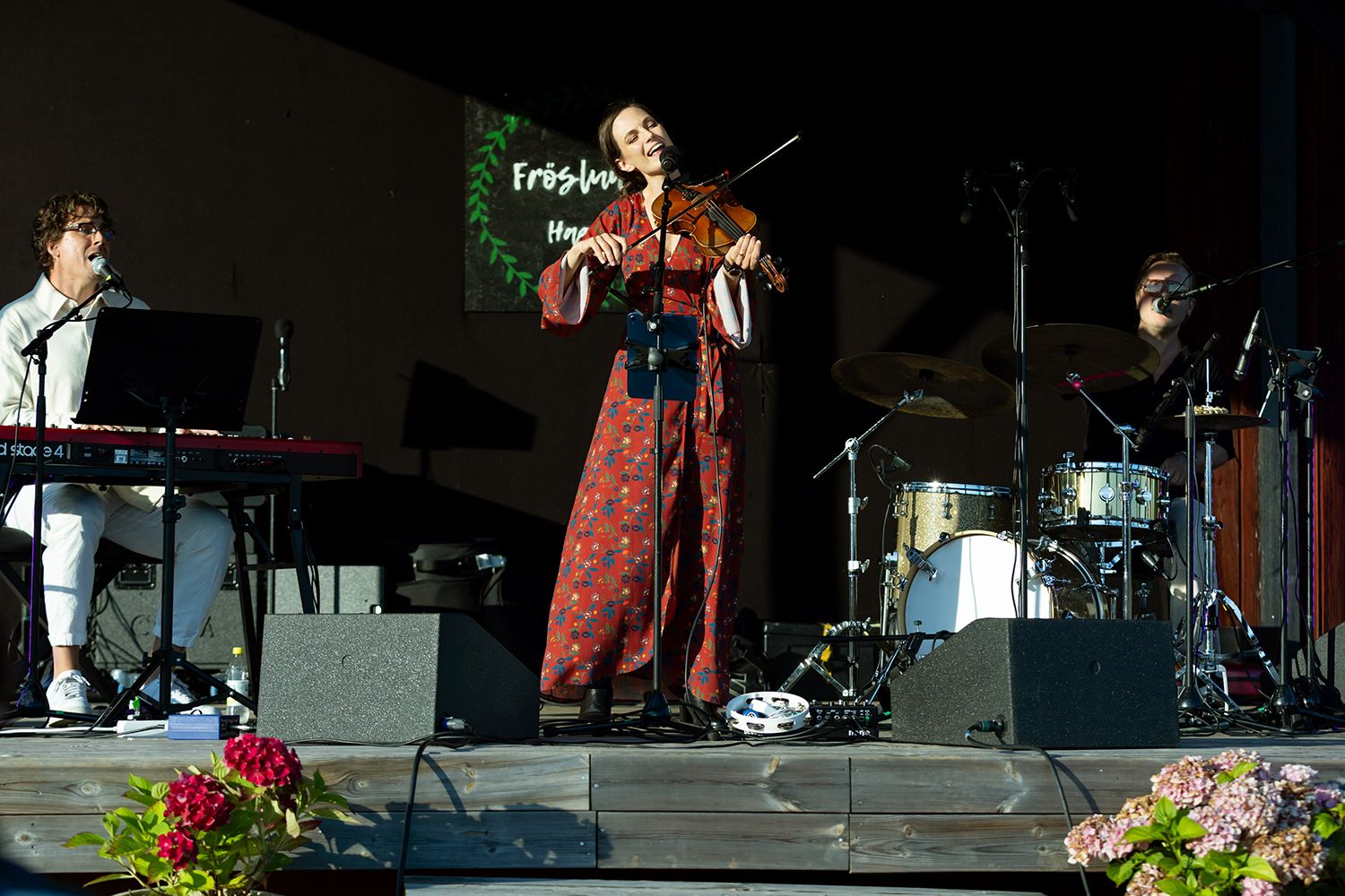 Petra Wahlgren på Fröslunda Hage. Fotograf Rebecca Nordin.