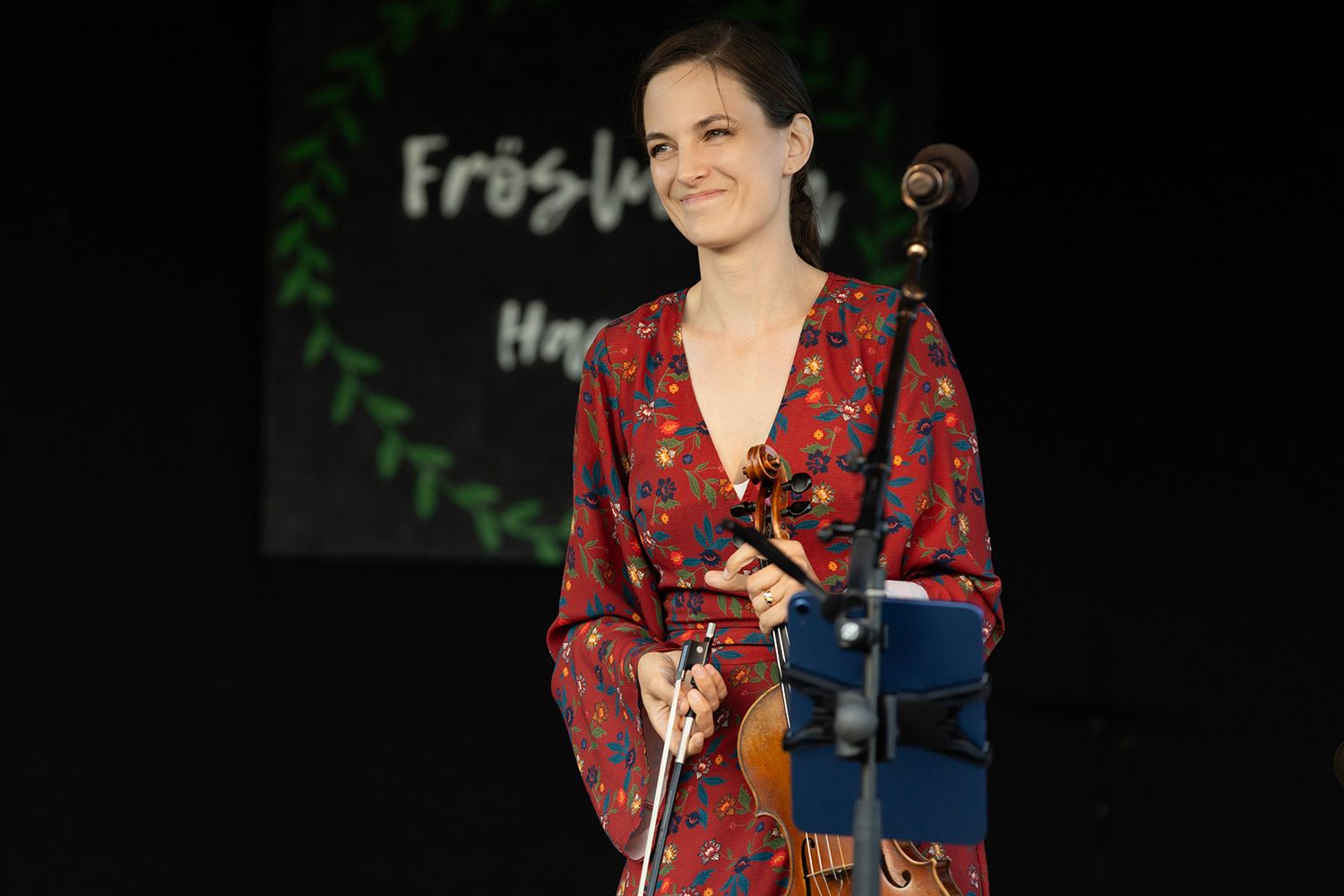 Petra Wahlgren på Fröslunda Hage. Fotograf Rebecca Nordin.