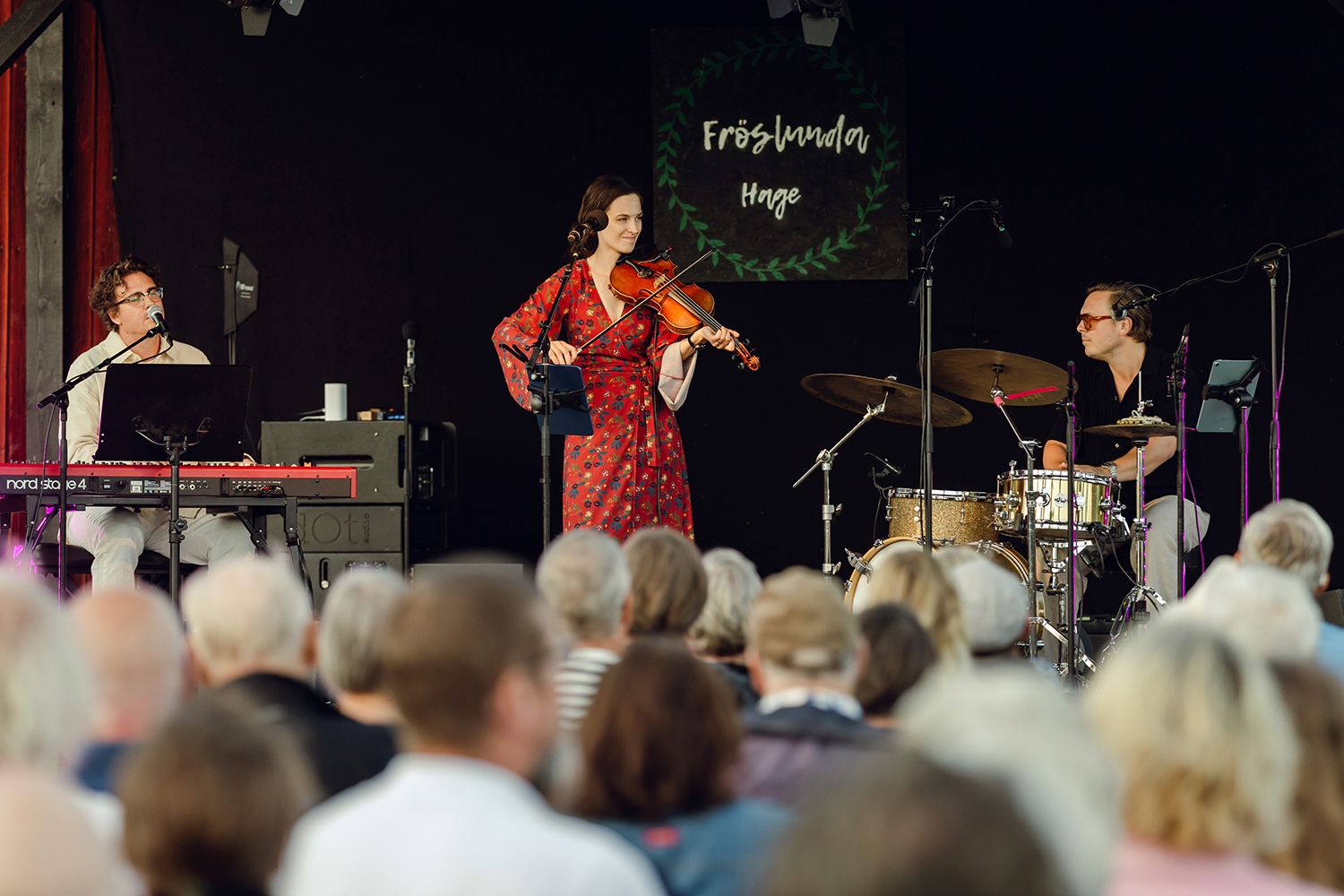 Petra Wahlgren på Fröslunda Hage. Fotograf Rebecca Nordin.