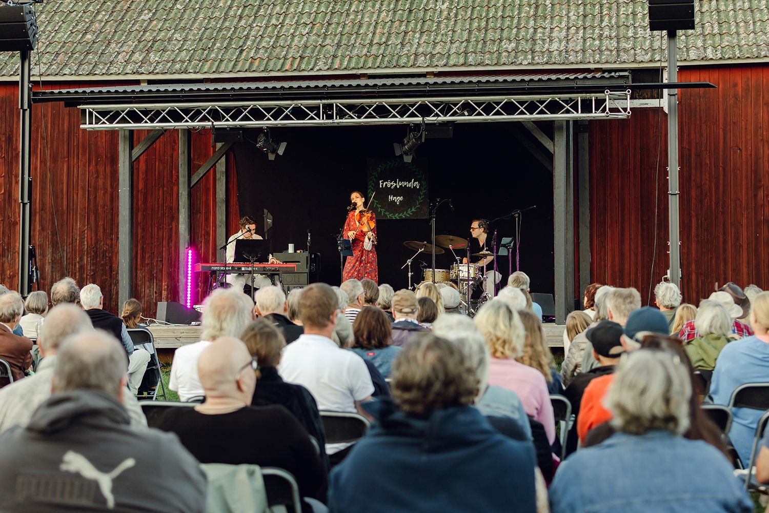 Petra Wahlgren på Fröslunda Hage. Fotograf Rebecca Nordin.