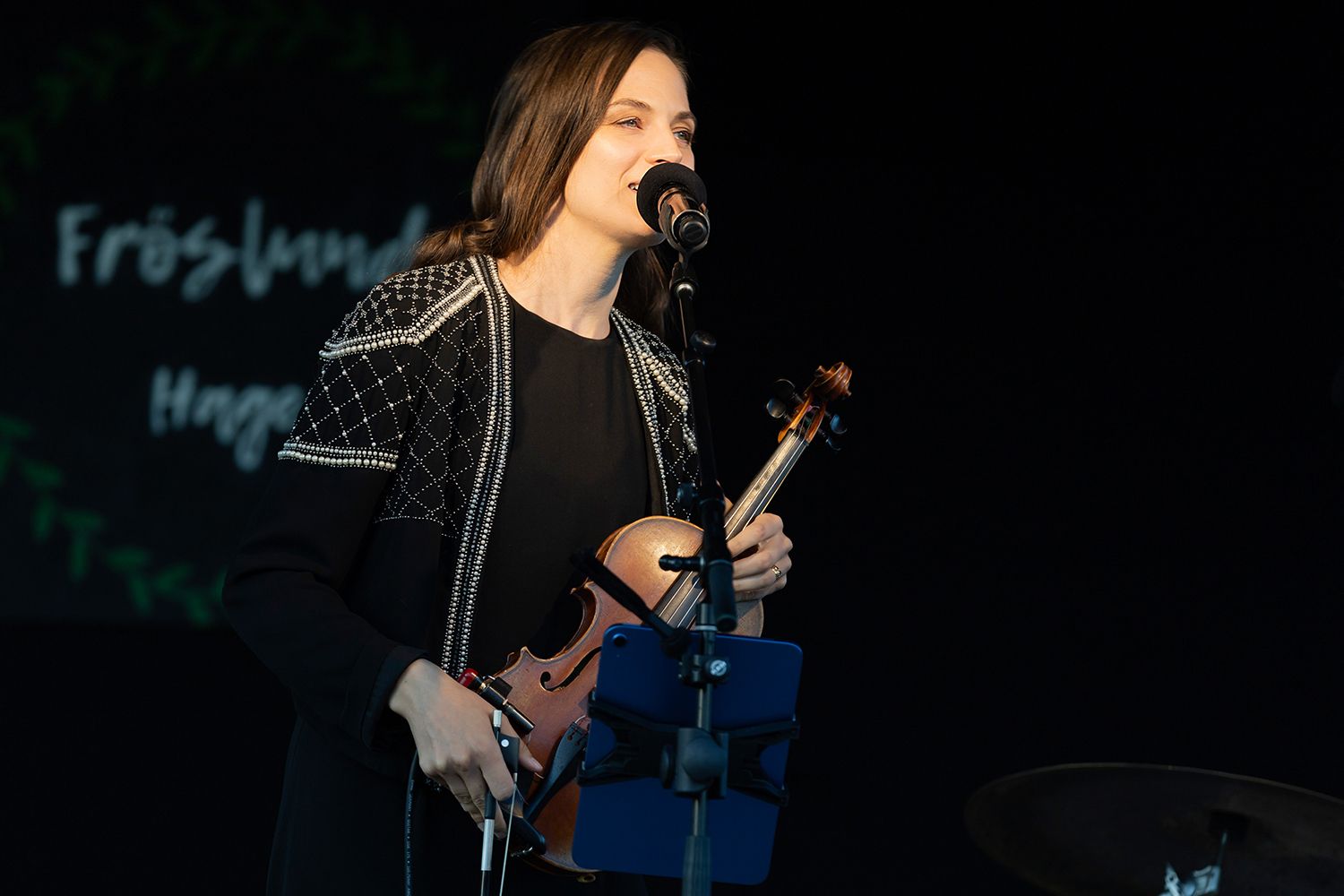 Petra Wahlgren på Fröslunda Hage. Fotograf Rebecca Nordin.