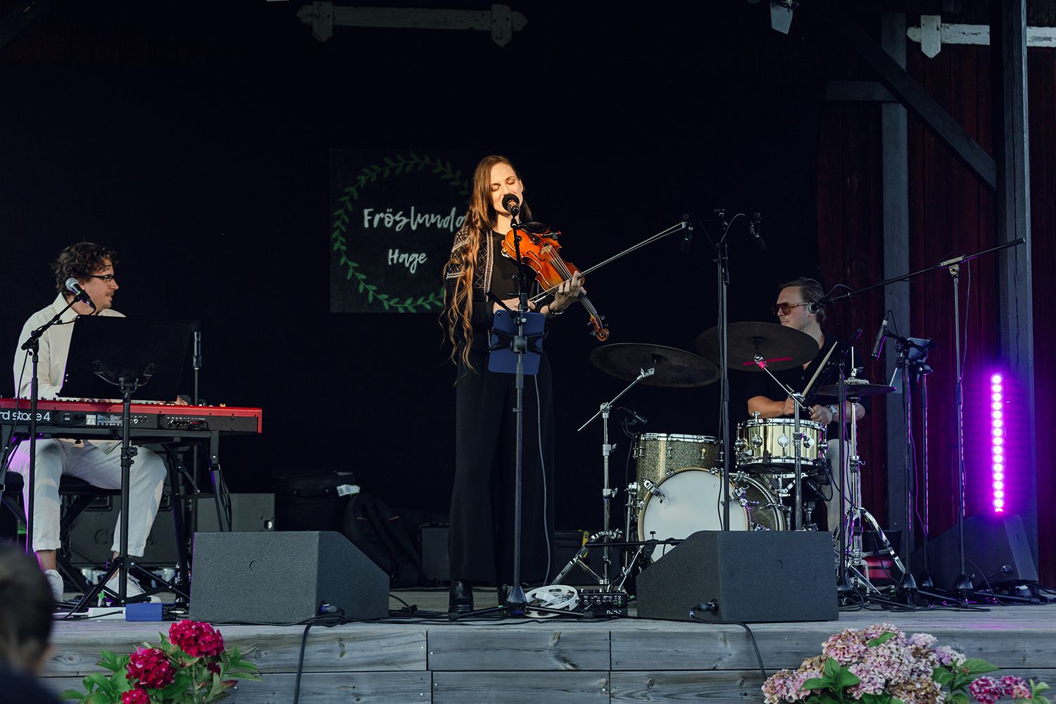 Petra Wahlgren på Fröslunda Hage. Fotograf Rebecca Nordin.