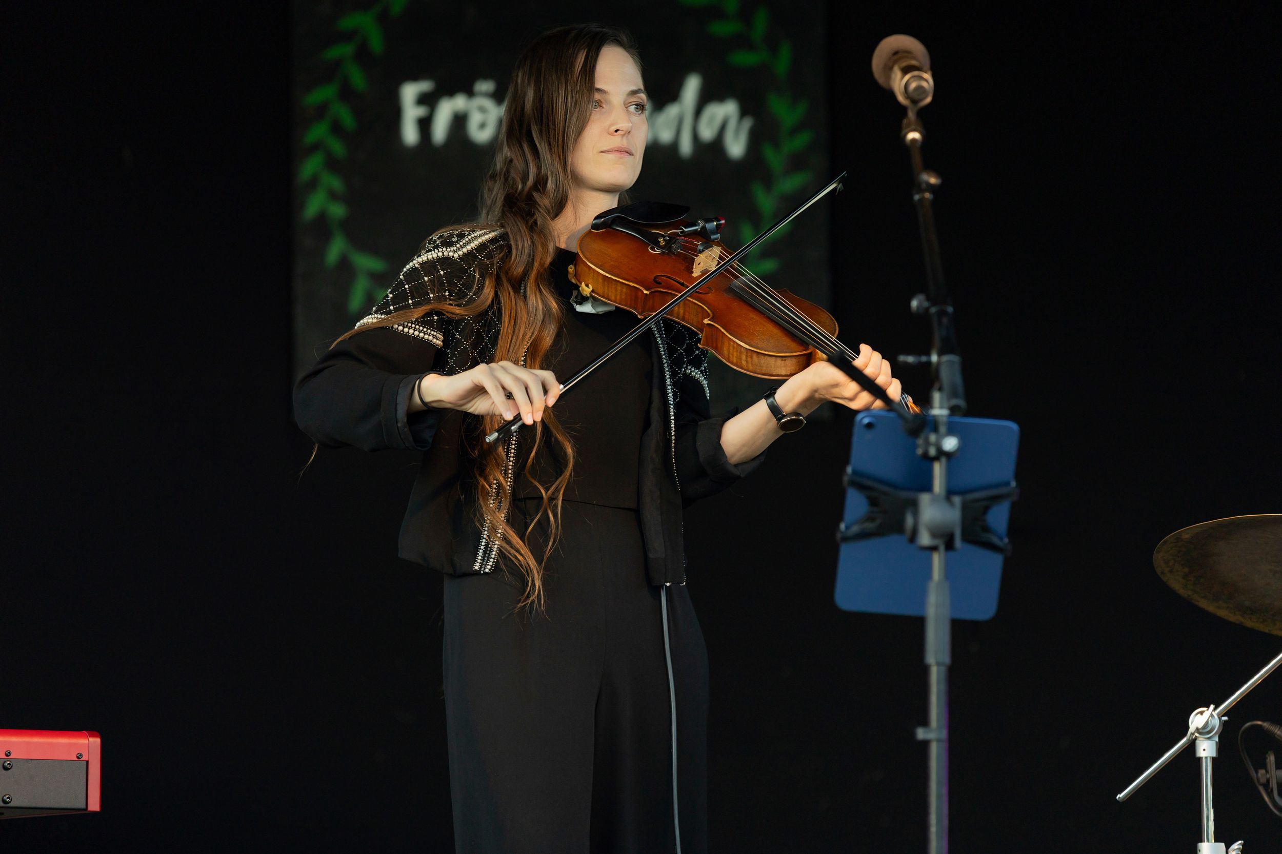 Petra Wahlgren på Fröslunda Hage. Fotograf Rebecca Nordin.