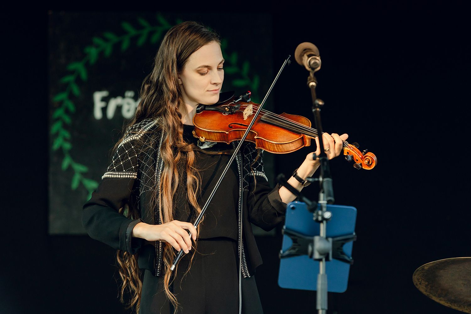 Petra Wahlgren på Fröslunda Hage. Fotograf Rebecca Nordin.