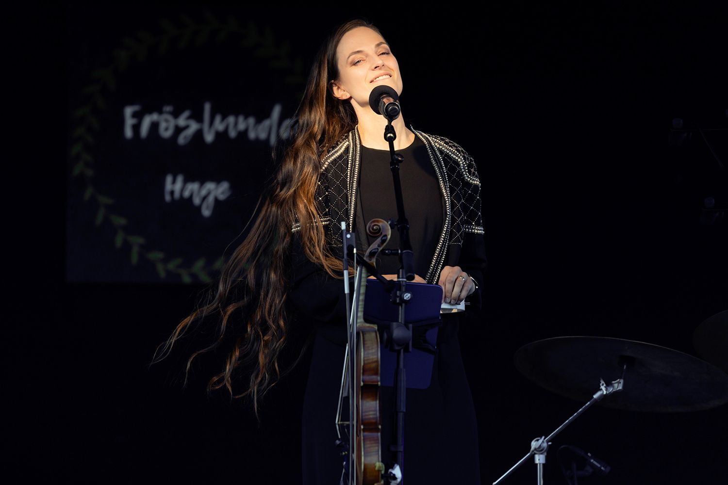 Petra Wahlgren på Fröslunda Hage. Fotograf Rebecca Nordin.