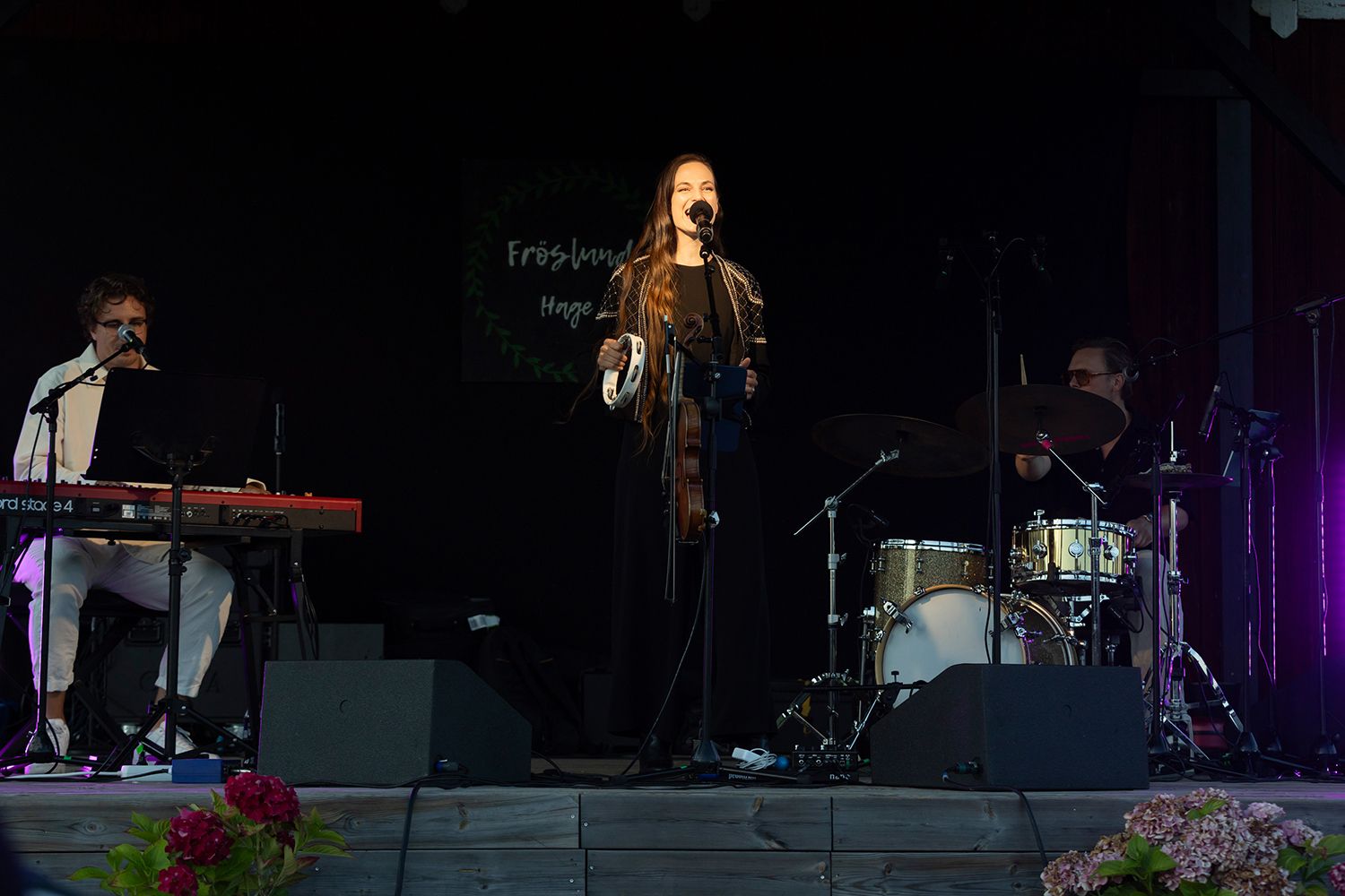 Petra Wahlgren på Fröslunda Hage. Fotograf Rebecca Nordin.