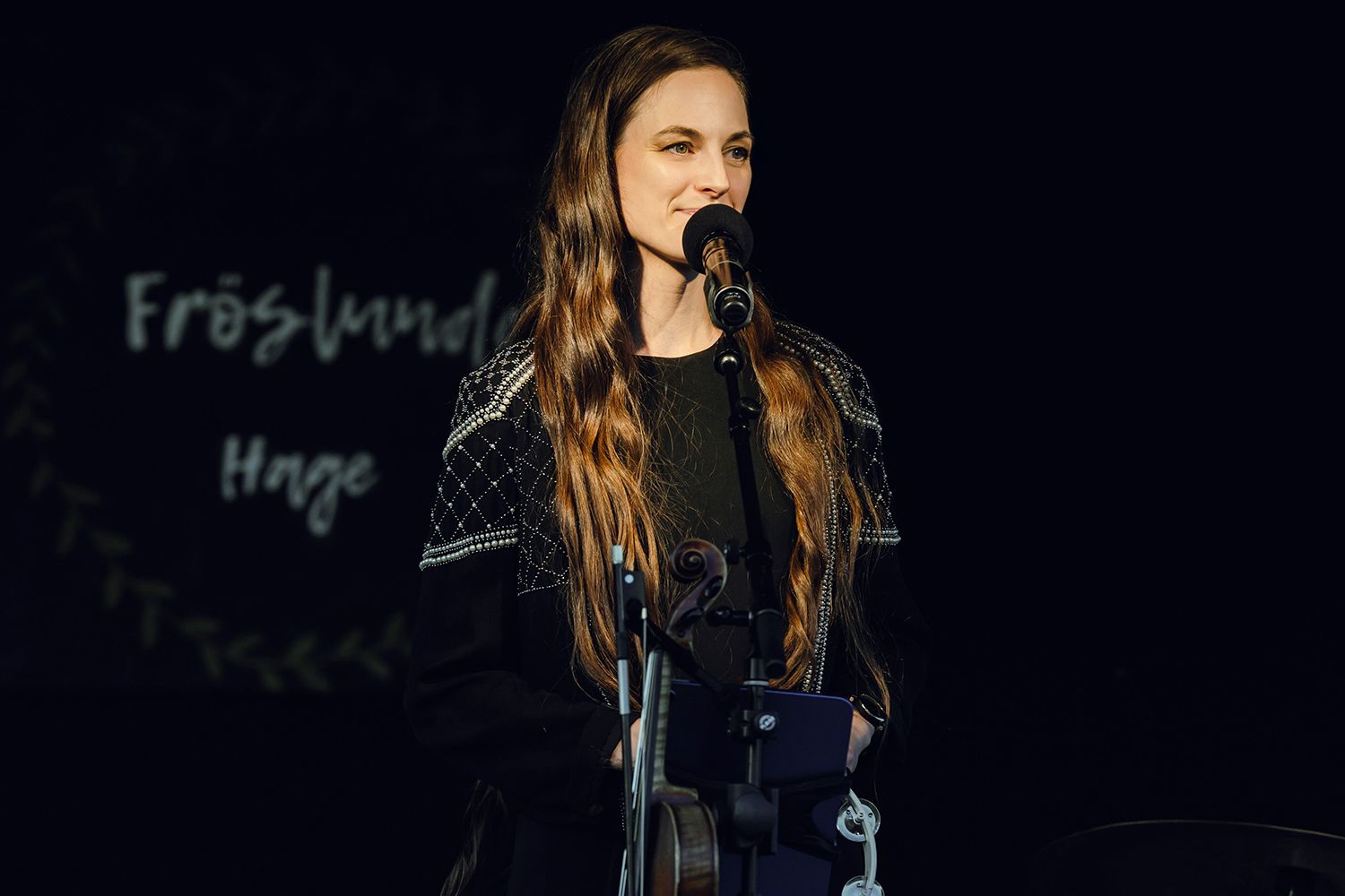 Petra Wahlgren på Fröslunda Hage. Fotograf Rebecca Nordin.