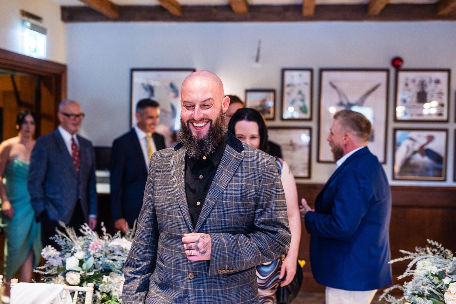 Natural and relaxed budget-friendly wedding photography at The Crows Nest, The Waterfront, Barton Marina