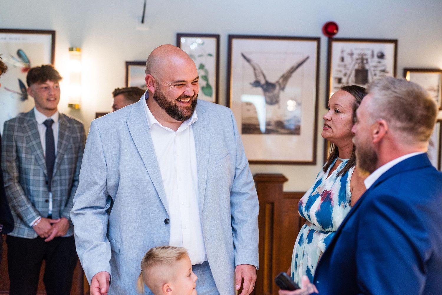 Natural and relaxed budget-friendly wedding photography at The Crows Nest, The Waterfront, Barton Marina