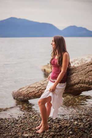 High school senior photography session in Whidbey Island Washington