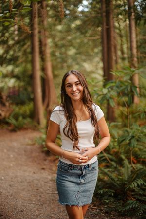 High school senior photography session in Whidbey Island Washington