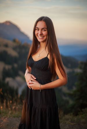 High school senior photography session in Olympic National Park