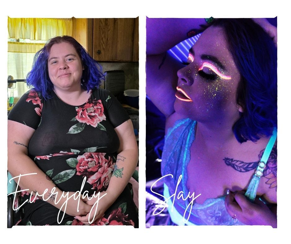 Everyday to Slay transformation for a Luxury Boudoir Session with AMG Photography. Indoor Boudoir. Outdoor Boudoir. Studio Boudoir. HMUA.