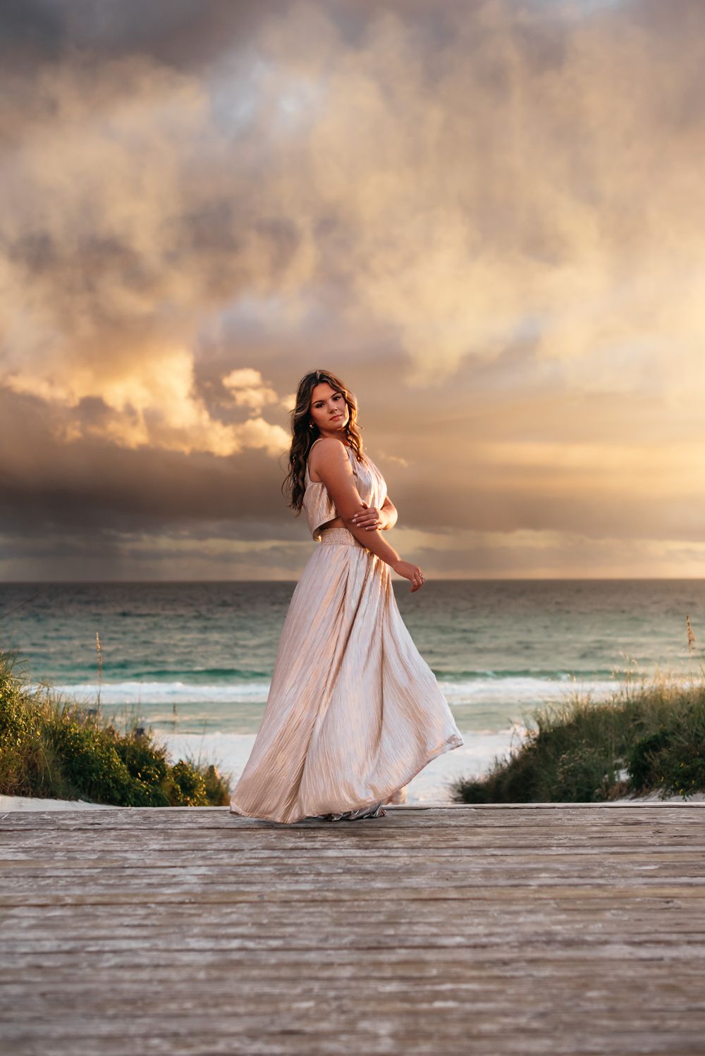 Senior portrait photography in Miramar Beach, FL, with stunning coastal views. Best portrait photographer on the emerald coast.