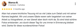 Professionelle Hochzeitsfotograf in der Nähe Berlin 5 Sternen top Bewertung