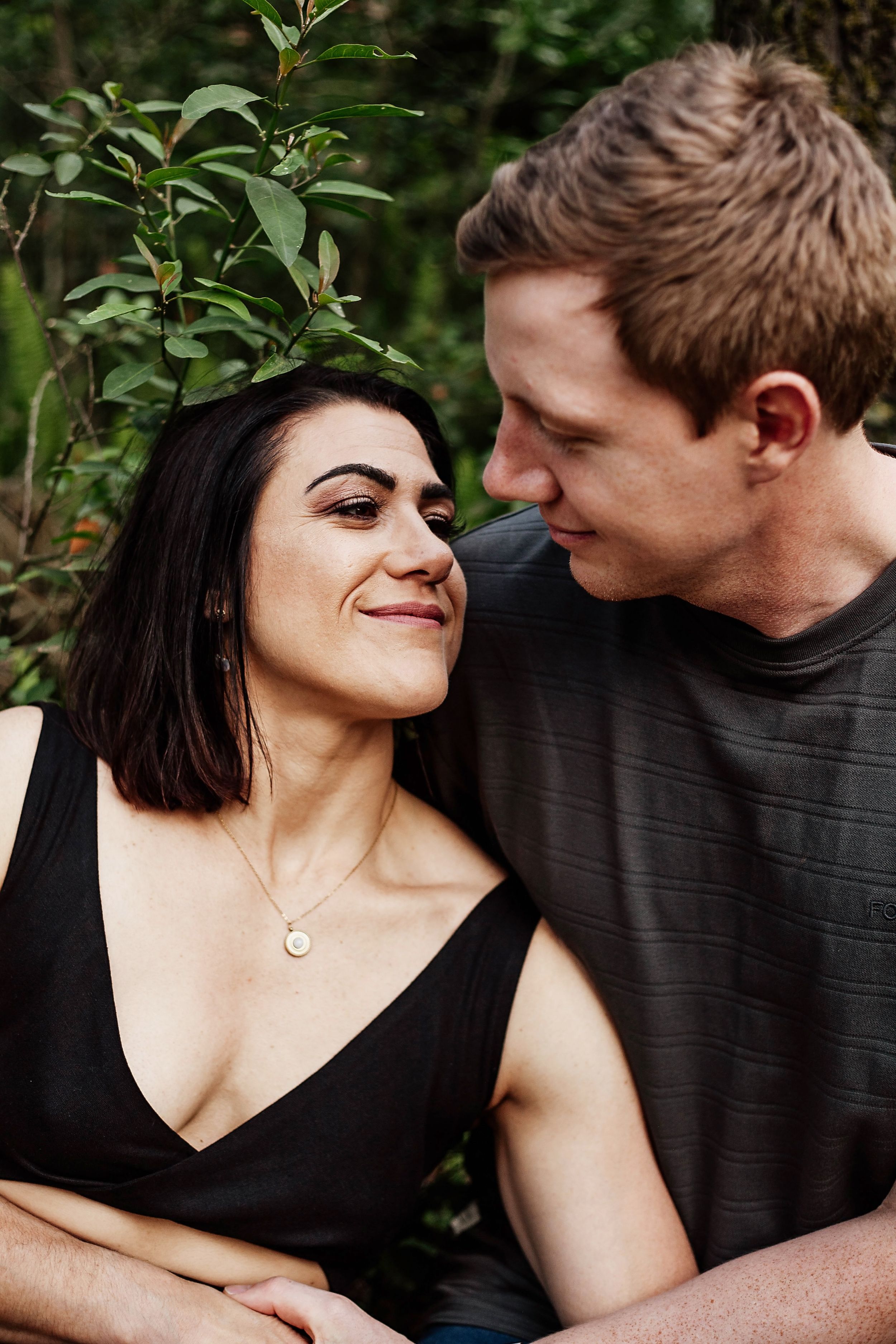 Engagement session in George forest