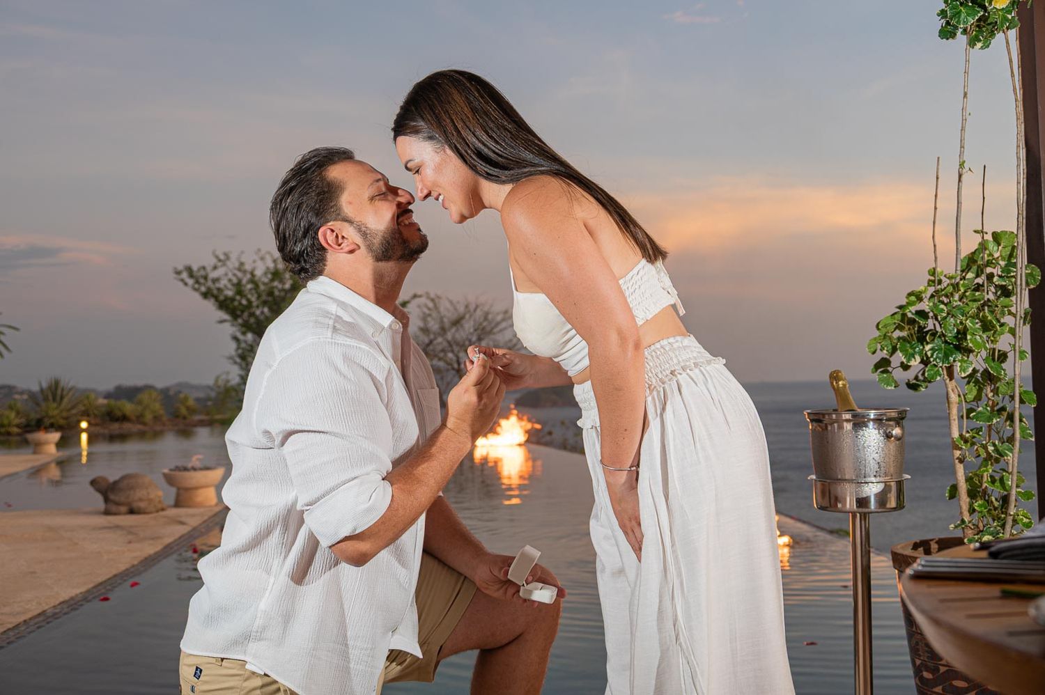 Proposal in Riu Palace, Guanacaste, Costa Rica